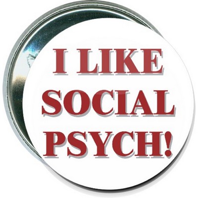 School - I Like Social Psych - 2 1/4'' Round Button