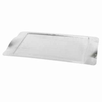 Mod18 Brushed Stainless Steel Large Rectangular Tray