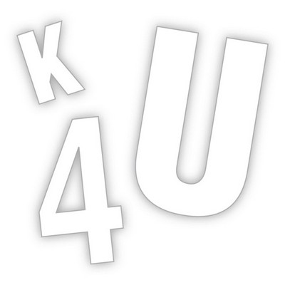 3" Individual White Letters or Number Sticker