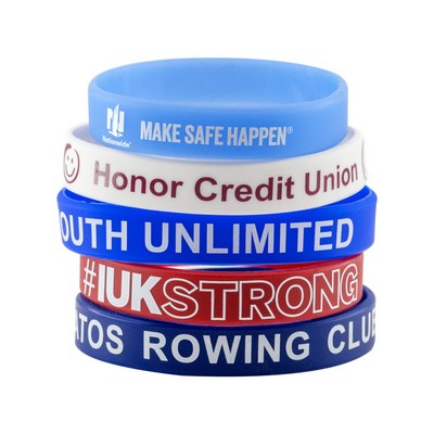 Printed Silicone Bracelets (Adult)
