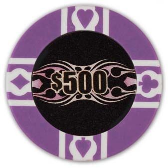 Liberty™ G-Line Cardsuit Custom Poker Chip
