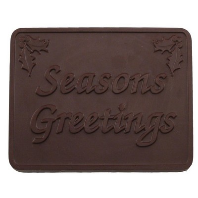 Chocolate Seasons Greetings Center Piece Bar