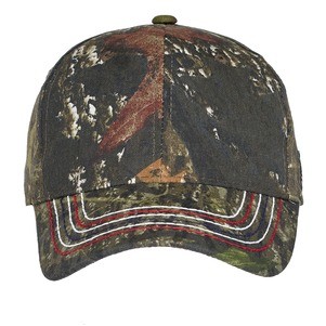 Port & Co™ Americana Contrast Stitch Camouflage Cap.
