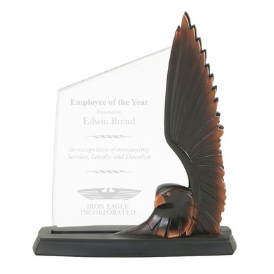 9 1/4" Eagle Frame for Clear Acrylic Panel