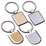 Stock Key Chain - Square Fob w/Lavender Center