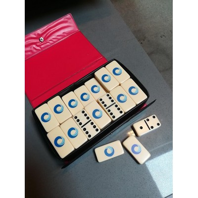 Double 6 Dominoes in Vinyl Case