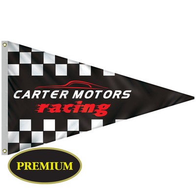 3' x 5' Single Reverse Knit Polyester Pennant