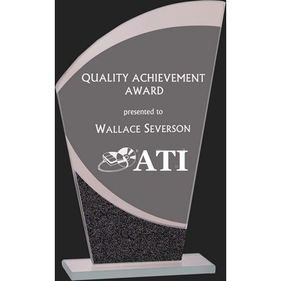 By Design - 7 1/4'' Wave Glass Award