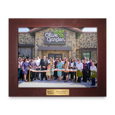 Semi-Custom Wood Frame In Mahogany