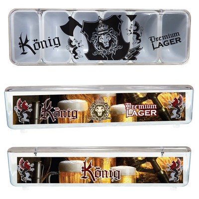 White Plastic Condiment Caddy