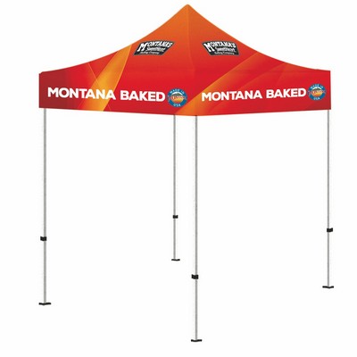 Pop-Up Tent Kit, Full-Color, Dye Sublimation, 5'L x 5'W