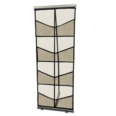Mesh Pocket Brochure Holder (8 Pockets) 54"L x 20"H x 18"D