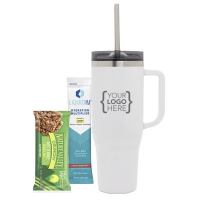 Eco Friendly Tumbler w/Hydrate Stick & Granola Bar