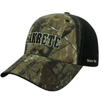 Camouflage Cap w/Solid Color Side Panels