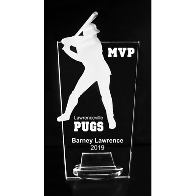 VALUE LINE! Acrylic Engraved Award - 7" Baseball Batter