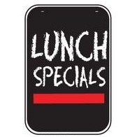 Stock Swing Sign (Lunch Specials - Double Sided Kit)