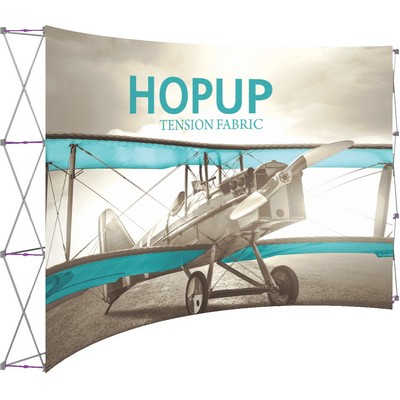 Hopup™ 13' Full Height Curved Display & Front Graphic