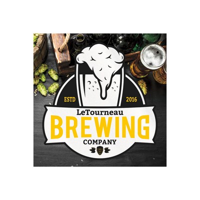 Square Sticker | Square Corner | 2" x 2" | Clear Static | Static Face | Digital