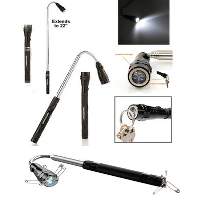 iBank ® Super Bright LED Flashlight WITH Magnetic Pickup Tool
