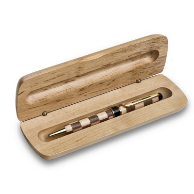 Maple Wood Pen Box (Single Pen)