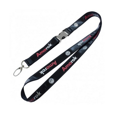 1"X 36" Printed Satin Lanyard