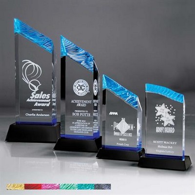 Large Blue Chisel Carve Tower Award