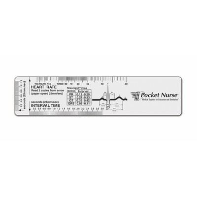 Ruler, EKG Clear