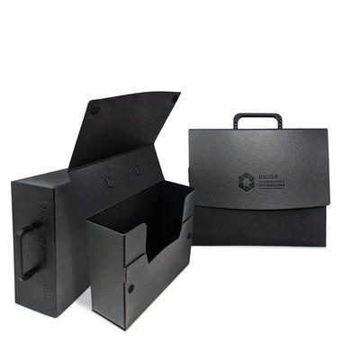 Large Portfolio Briefcase Style w/ Velcro (12"x9.75"x4")