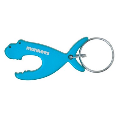 Shark Shaped Bottle Opener w/ Keychain & Custom Logo