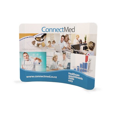 10' Curved Tension Fabric Display - 24 Hr Service