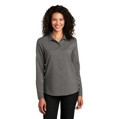 Port Authority® Women's Long Sleeve Performance Staff Shirt