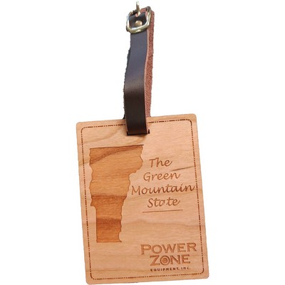 Hardwood State Luggage Tags