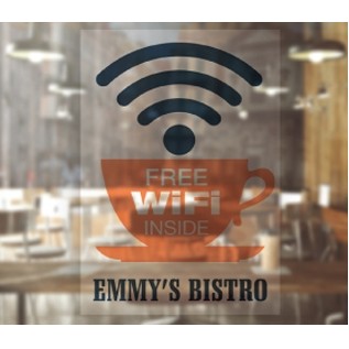 Full Color Frosted Vertical Window Decal (8½"x11")