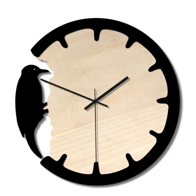 Woodpecker Shape Silent Household Decorative Wall Clock