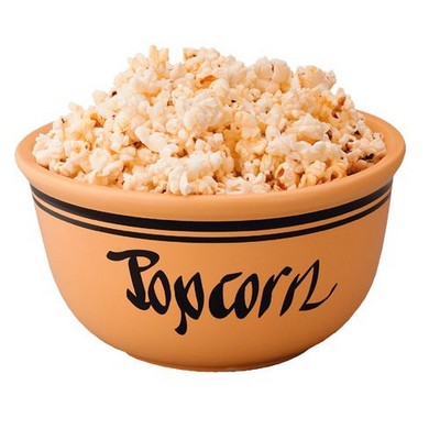 2 Quart Matte/Gloss Ceramic Popcorn Bowl