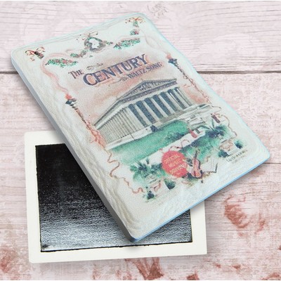 Layered Edge Stone Magnet - Portrait Print