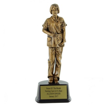 10 ½" Female Nurse Trophy