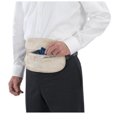 Cream White Smooth Trip Travel Gear by Talus® RFID Blocking Money Belt