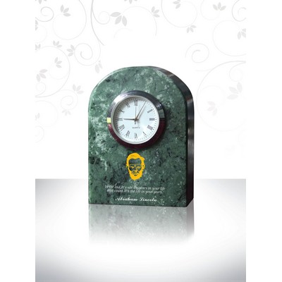 Marble Evergreen Arch with Clock