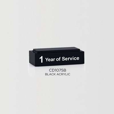 Stackable Black Acrylic Bar