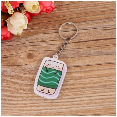 Cute Food Shaped - Two Layers Acrylic Key Chain Holder