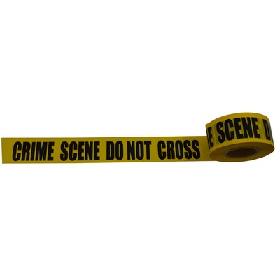 2 Mil "CRIME SCENE DO NOT CROSS" Barricade Tapes