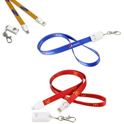 2" 1 Lanyard Charging Cable