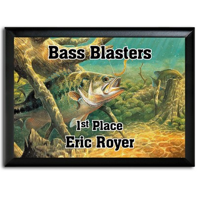 Black & Cherry Edge Plaques (7"x 9")