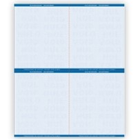 Laser Rx Paper Forms w/ Horizontal Perforation & Black Imprint