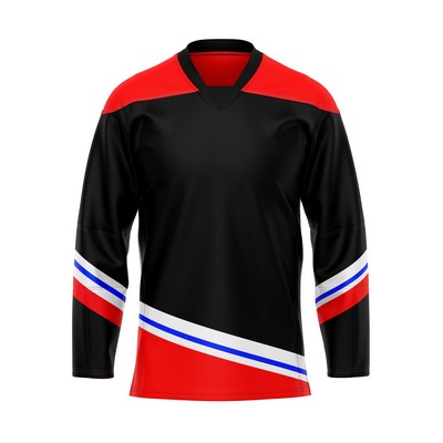 Ice Hockey Jerseys, Full Customization, Fully Sublimated and Cut and Sew/Tackle Twill/Embroidery