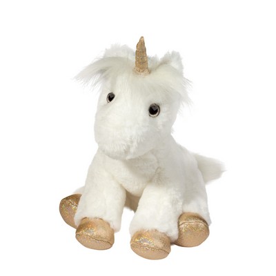 Elodie White Unicorn Soft Stuffed Animal