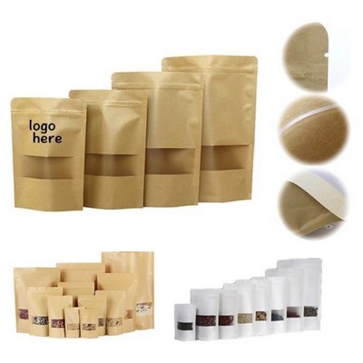 Stand Up Pouches with Window