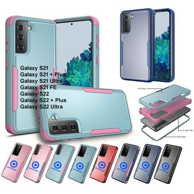 iBank ® Shockproof Case compatible with Galaxy S22 + Screen Protector