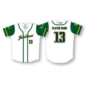 Two Tone Baseball Jersey w/Single Striped Sleeves